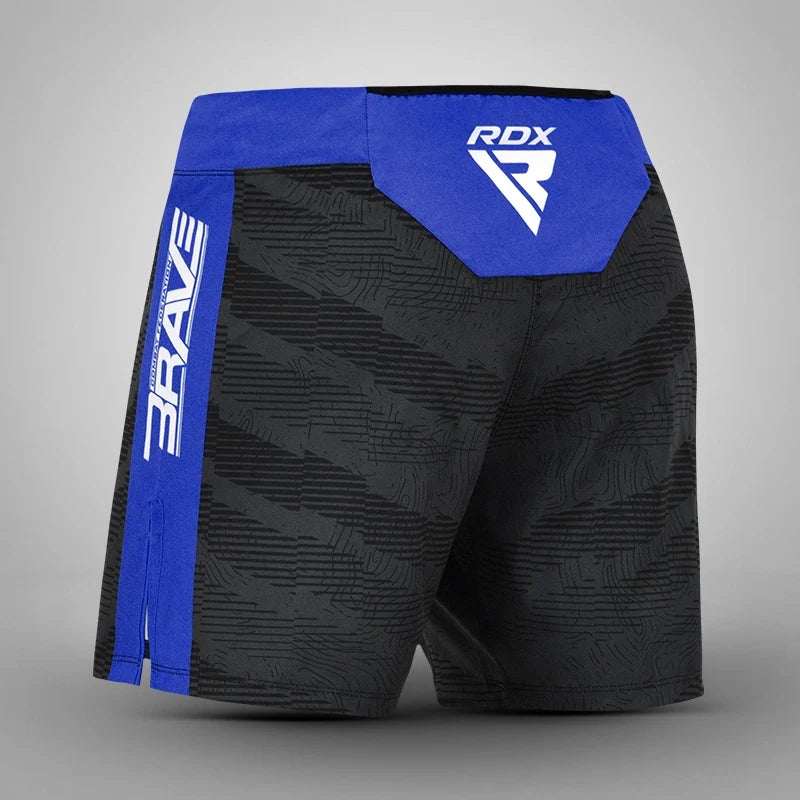 RDX Brave MMA Shorts B1#color_blue