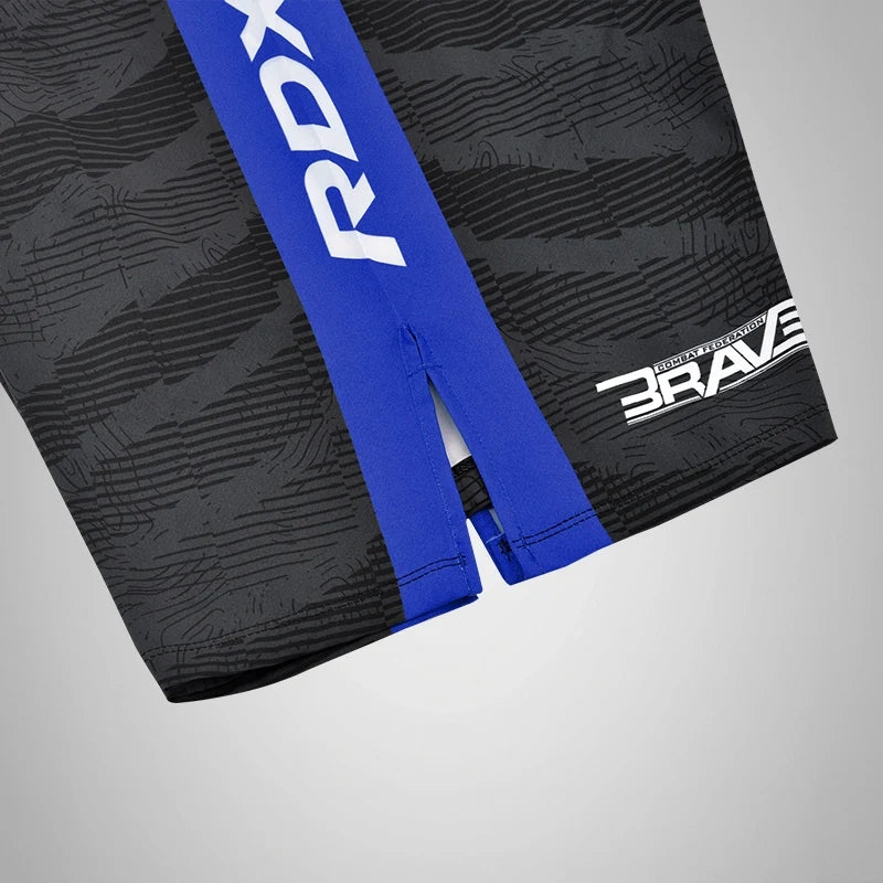 RDX Brave MMA Shorts B1#color_blue