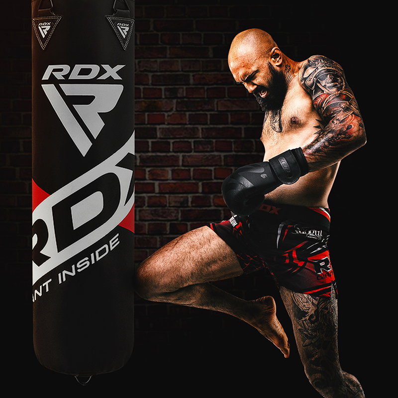 RDX F10B 14PC Punch Bag with Bag Mitts Home Gym Set
