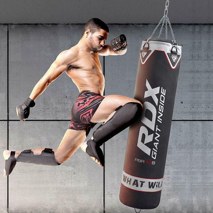 RDX X1 4ft/5ft Punch Bag & Bag Gloves Filled