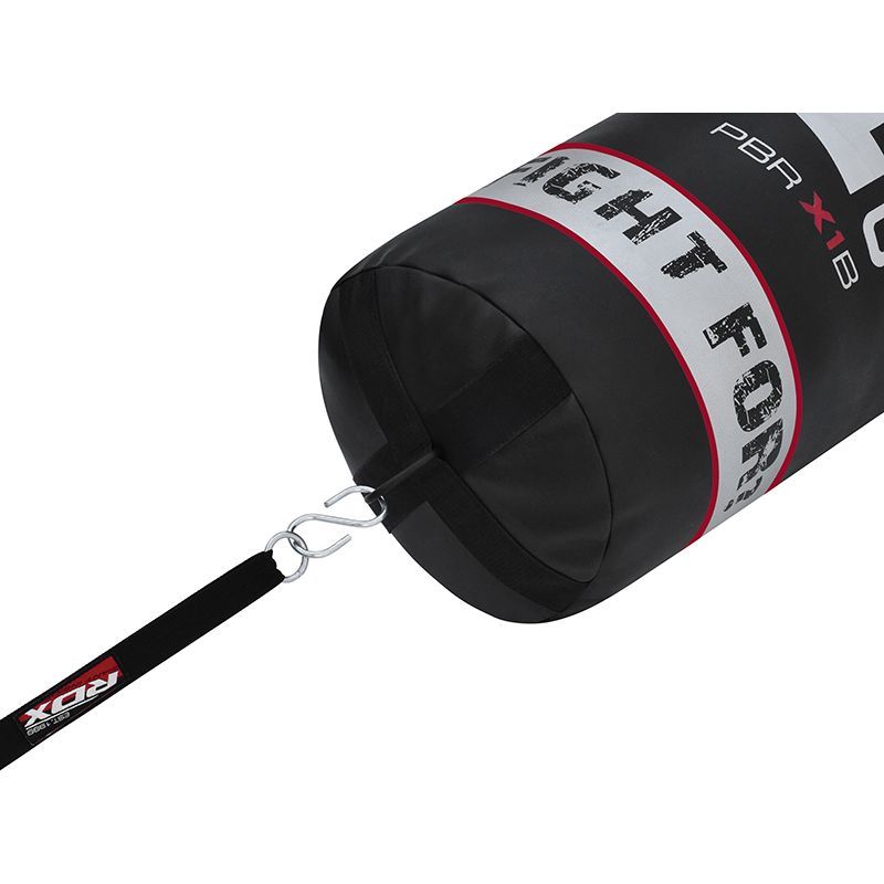 RDX X1 4ft / 5ft 4-in-1 Punch Bag with bag gloves & wall Bracket Set Unfilled