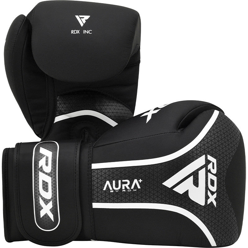 RDX T-17 BOXING GLOVES AURA PLUS#color_black