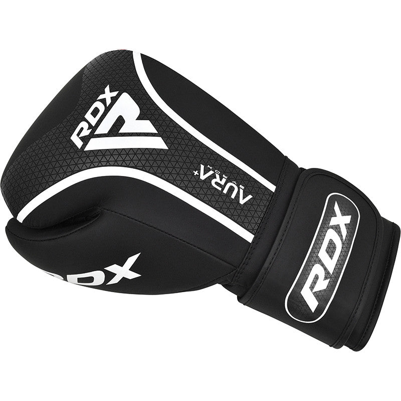 RDX T-17 BOXING GLOVES AURA PLUS#color_black