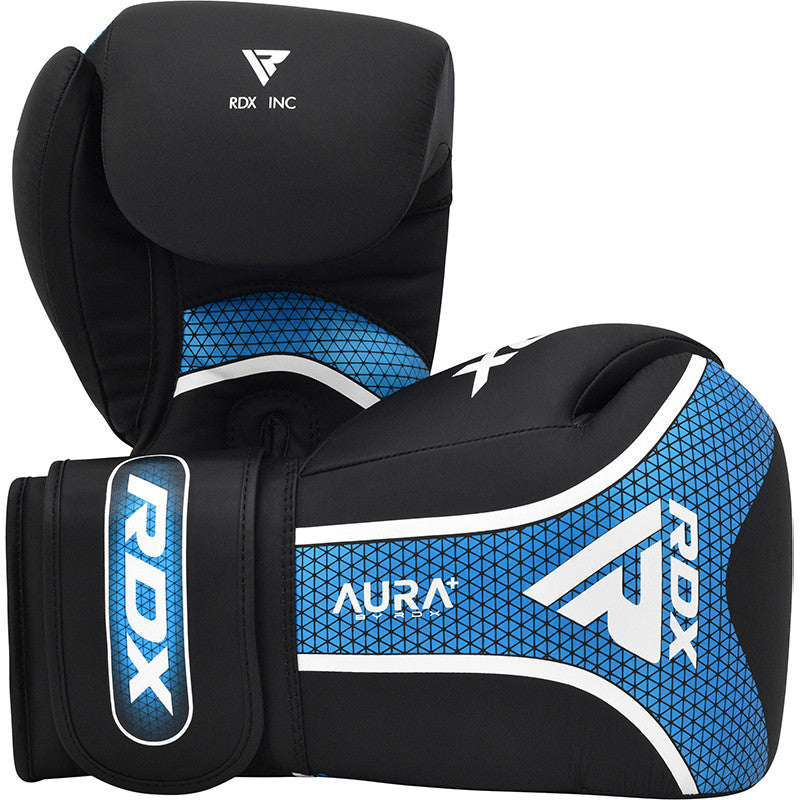 RDX T-17 BOXING GLOVES AURA PLUS#color_blackblue