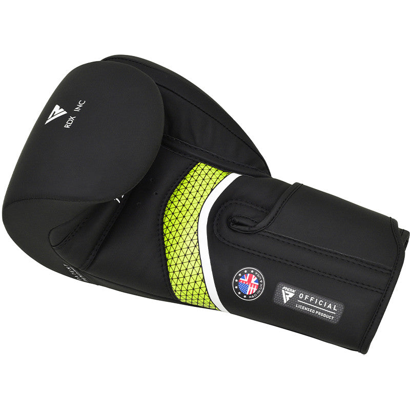 RDX T-17 BOXING GLOVES AURA PLUS#color_green