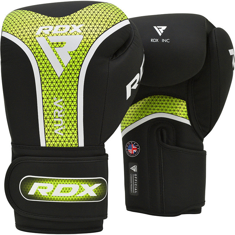 RDX T-17 BOXING GLOVES AURA PLUS#color_green