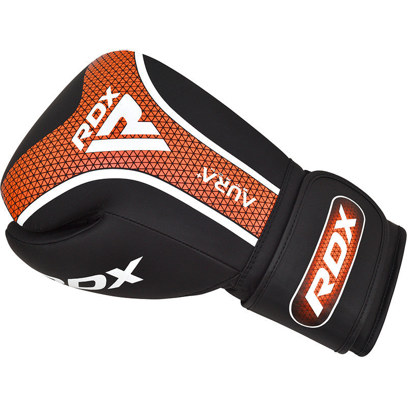 RDX T-17 BOXING GLOVES AURA PLUS#color_orange