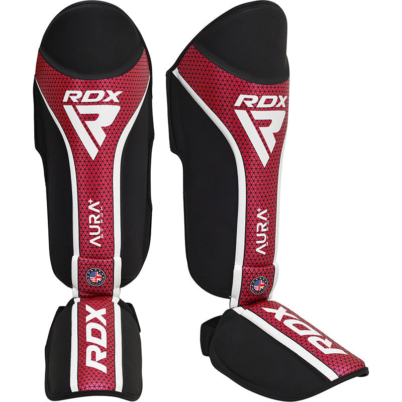 RDX SHIN INSTEP AURA PLUS T-17#color_red