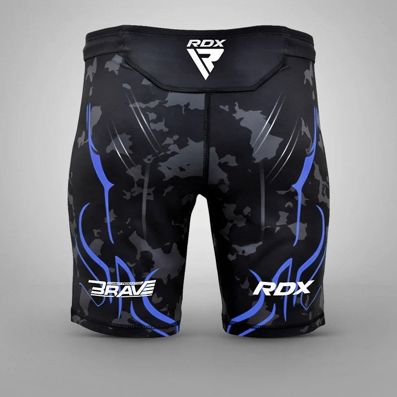 RDX COMPRESSION SHORTS B4#color_blue