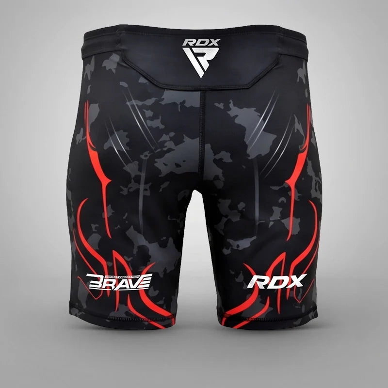 RDX COMPRESSION SHORTS B4#color_red