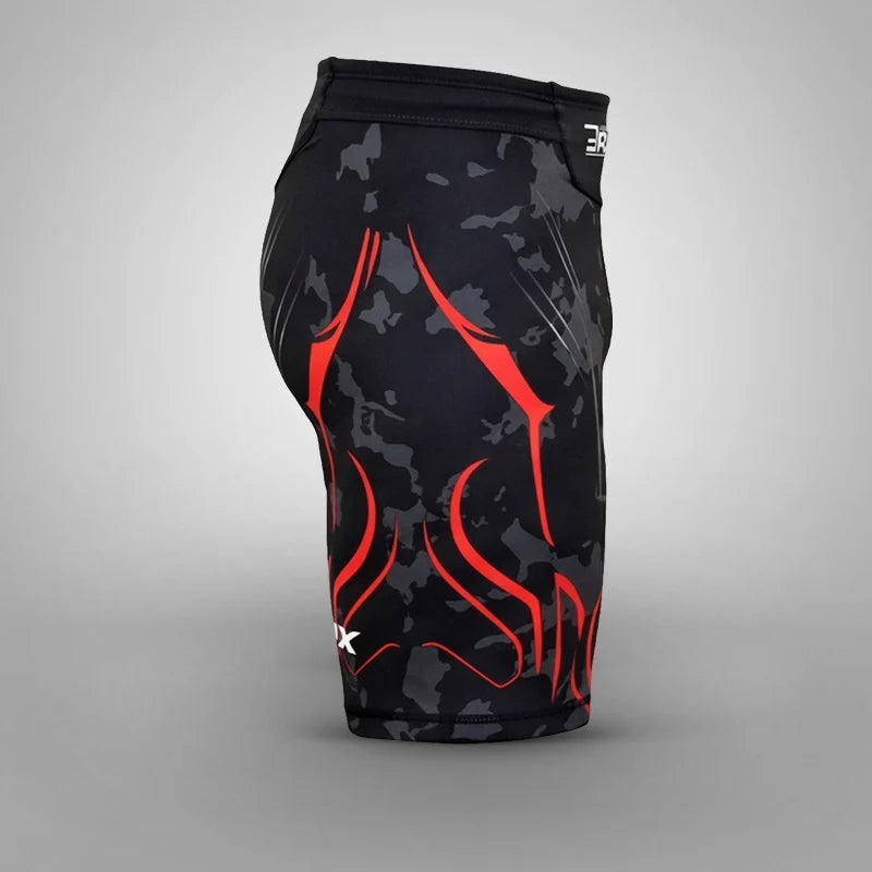 RDX COMPRESSION SHORTS B4#color_red