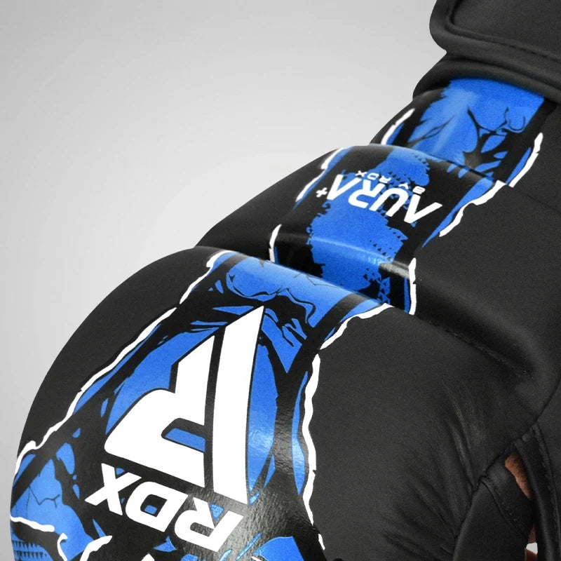 RDX Grappling Gloves Shooter Aura F-17#color_blueblack