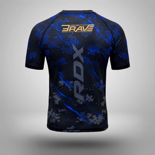Compression Rash Guard B3#color_blue