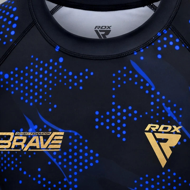 Compression Rash Guard B3#color_blue