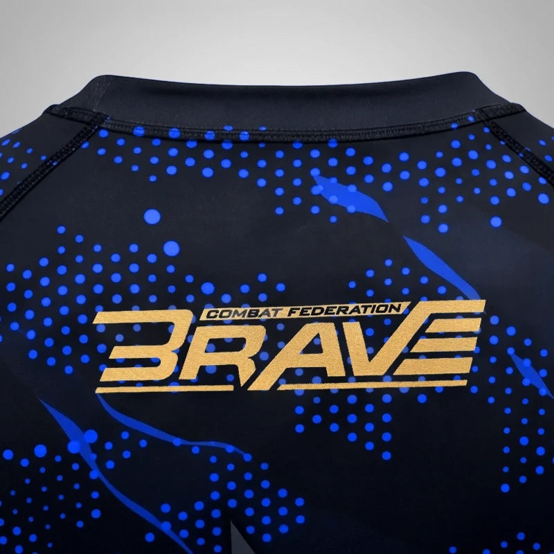 Compression Rash Guard B3#color_blue