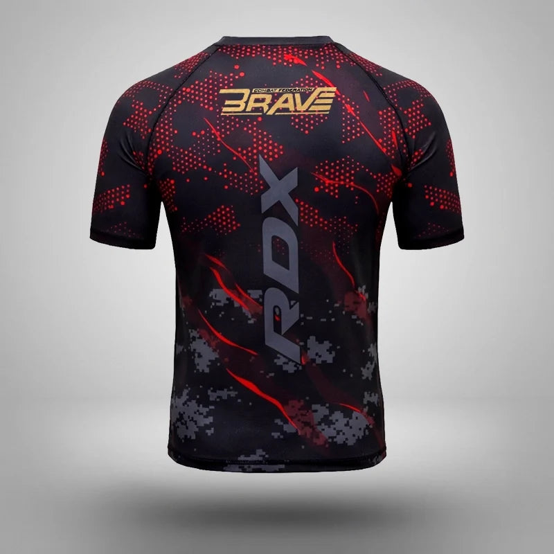Compression Rash Guard B3#color_red