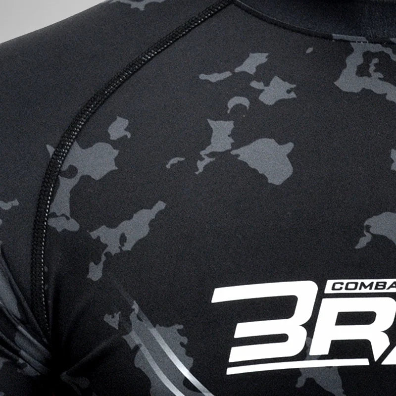 Compression Rash Guard B4#color_blue