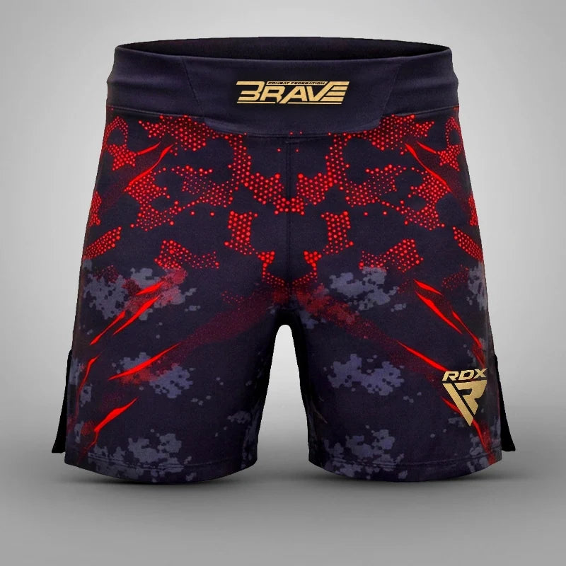 MMA Shorts B3#color_red