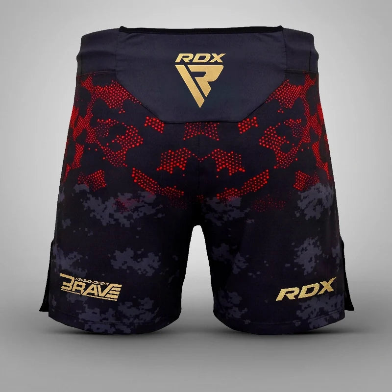 MMA Shorts B3#color_red