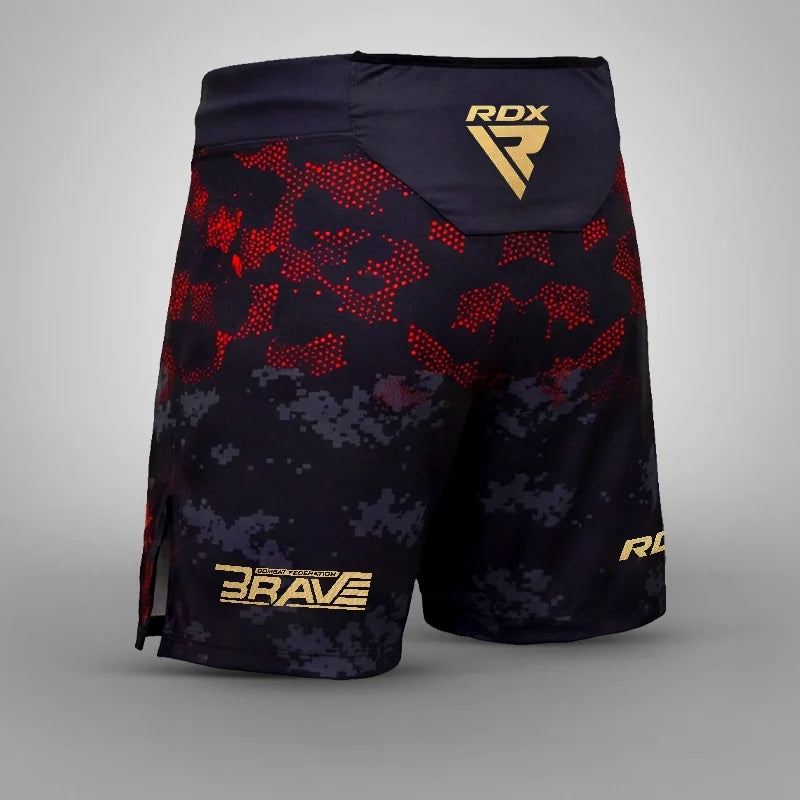 MMA Shorts B3#color_red