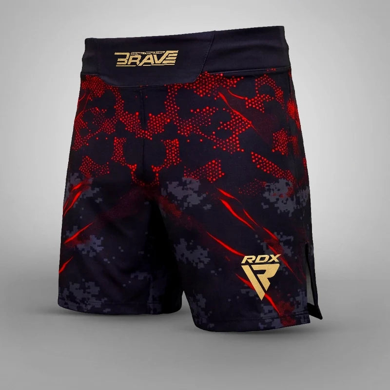 MMA Shorts B3#color_red