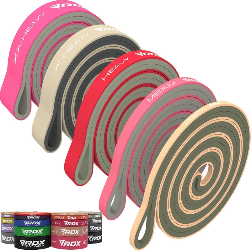 RDX Resistance Bands 5 Level Set