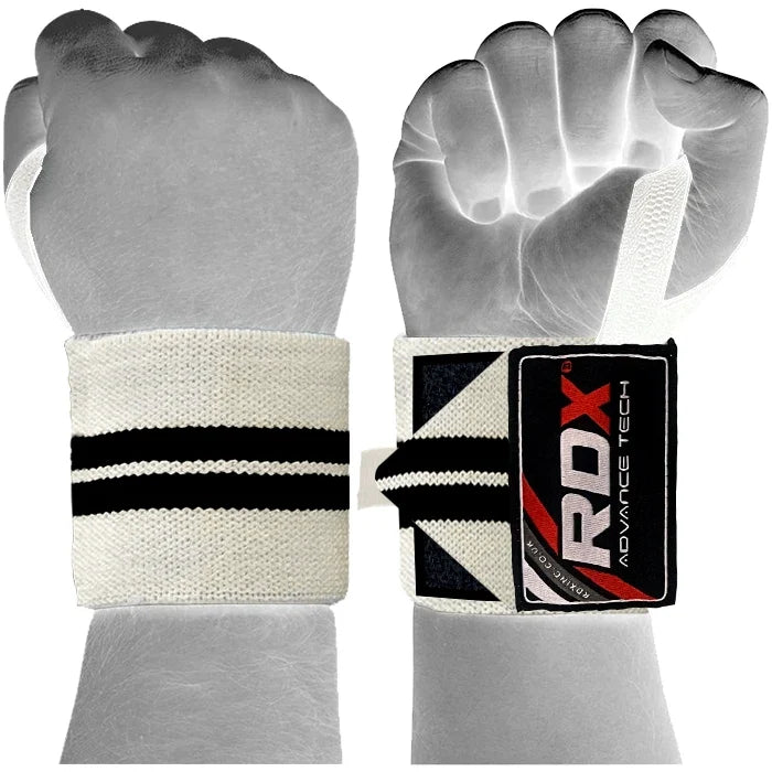 RDX W1W WEIGHT LIFTING WRIST SUPPORT WRAPS WITH THUMB LOOPS OEKO-TEX® Standard 100 Certified
