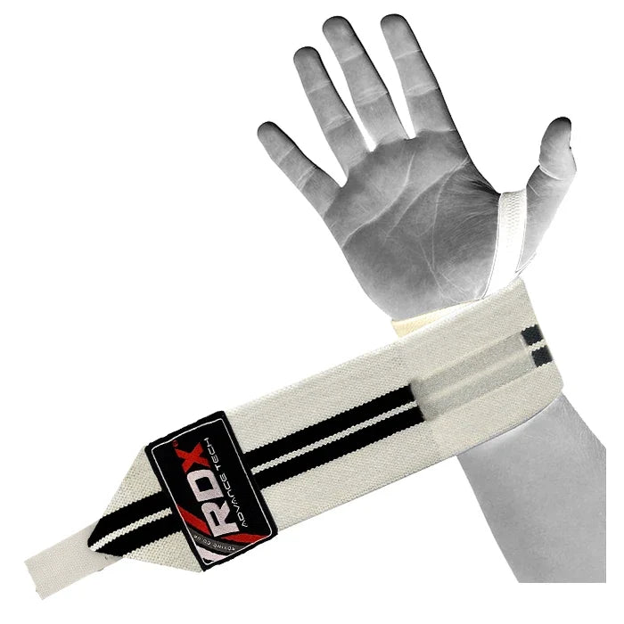 RDX W1W WEIGHT LIFTING WRIST SUPPORT WRAPS WITH THUMB LOOPS OEKO-TEX® Standard 100 Certified