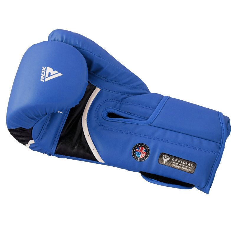 RDX BOXING GLOVES AURA PLUS T-17#color_blue