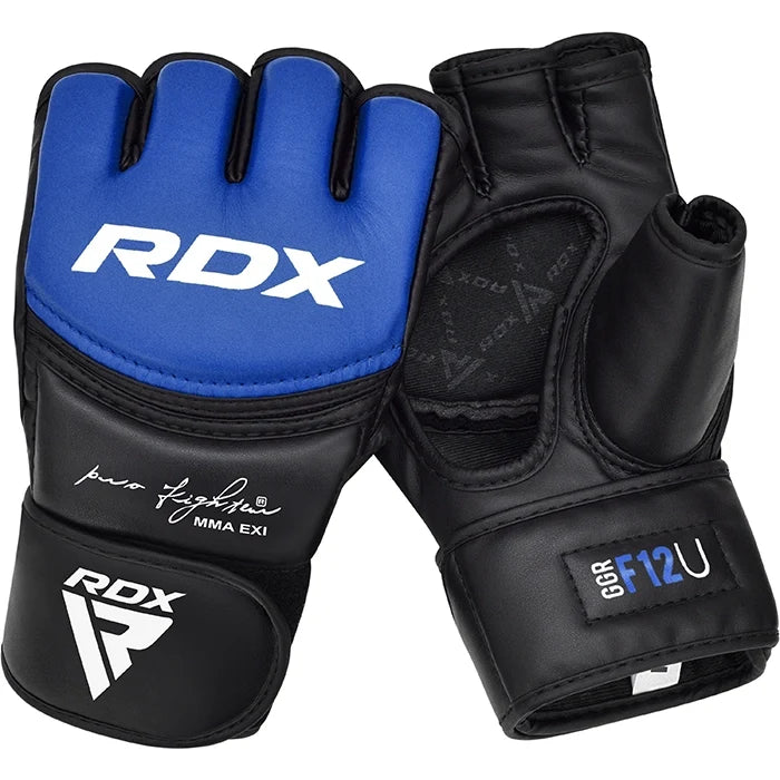 RDX GGR F-12 PLUS MMA Grappling Gloves#color_blue