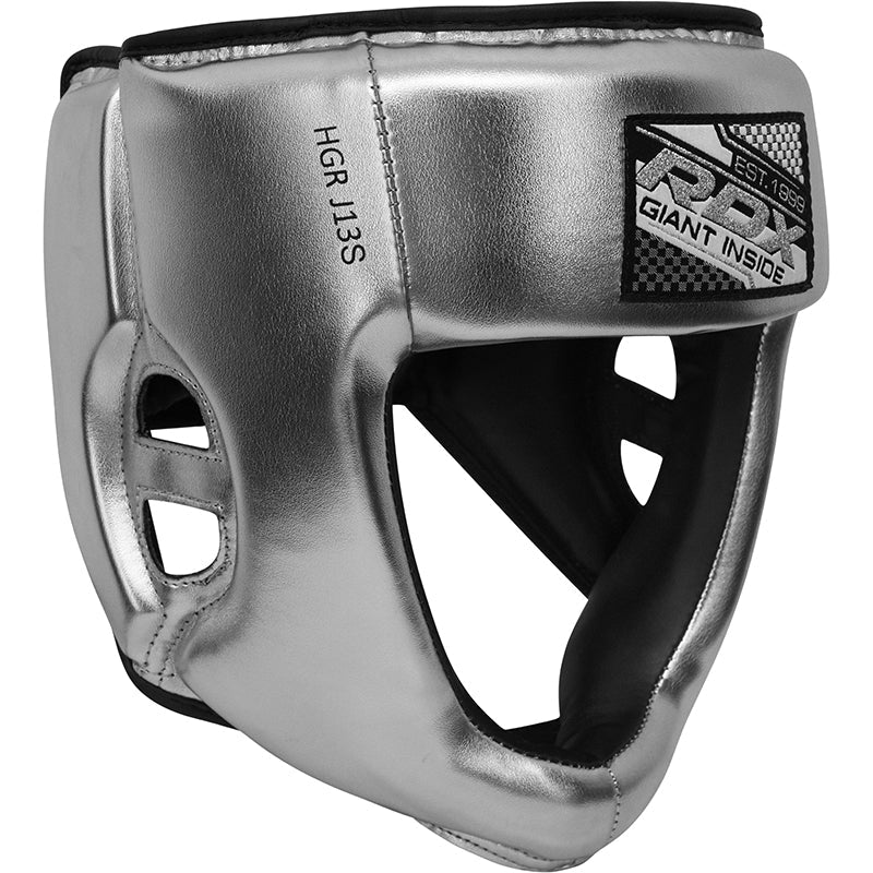 RDX J13 Kids Boxing Headguard#color_silver