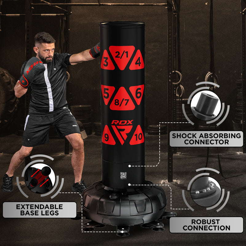 RDX FREE-STANDING ADULT PUNCH BAG TARGET MEDIUM BAG 5FT#color_red