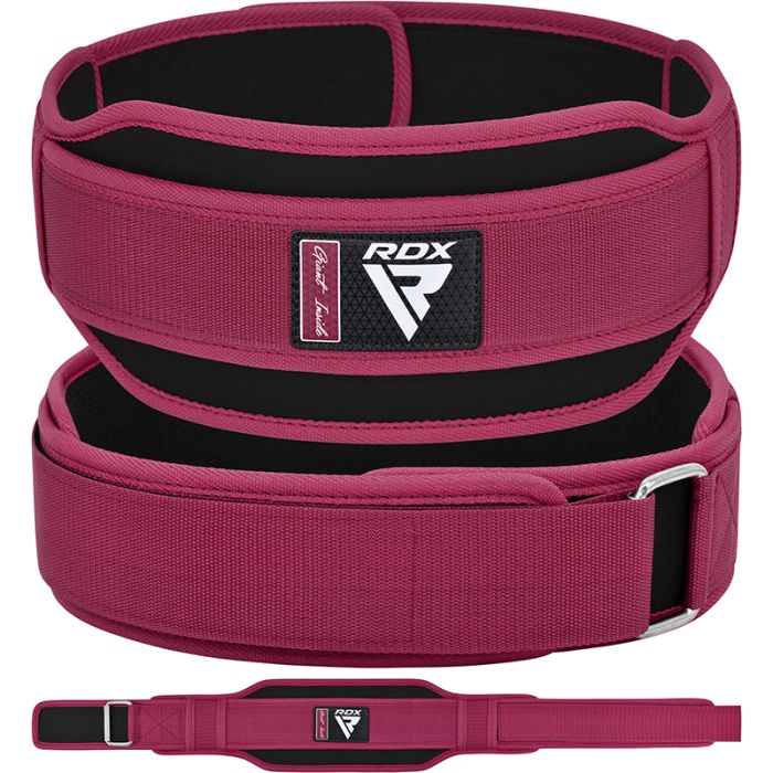 RDX RX5 Weightlifting Belt#color_pink