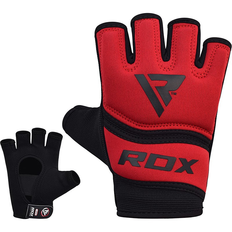 RDX X6 Gel Padded Boxing Inner Gloves#color_red