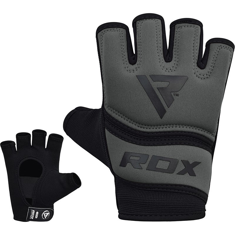 RDX X6 Gel Padded Boxing Inner Gloves#color_grey