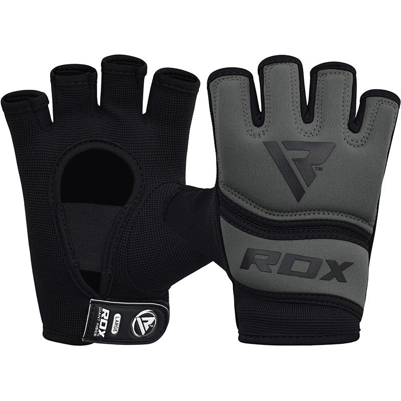 RDX X6 Gel Padded Boxing Inner Gloves#color_grey