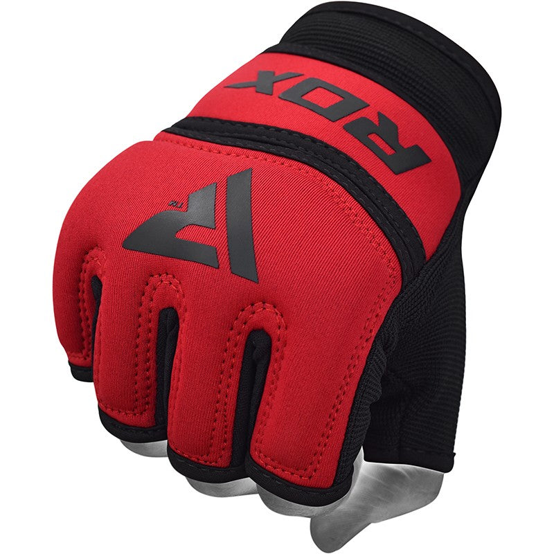 RDX X6 Gel Padded Boxing Inner Gloves#color_red