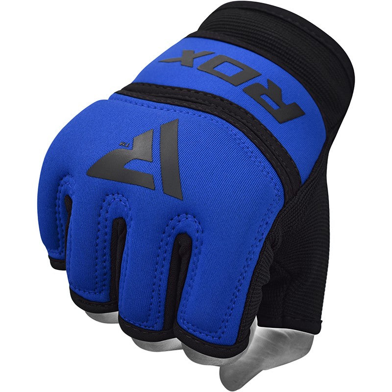 RDX X6 Gel Padded Boxing Inner Gloves#color_blue