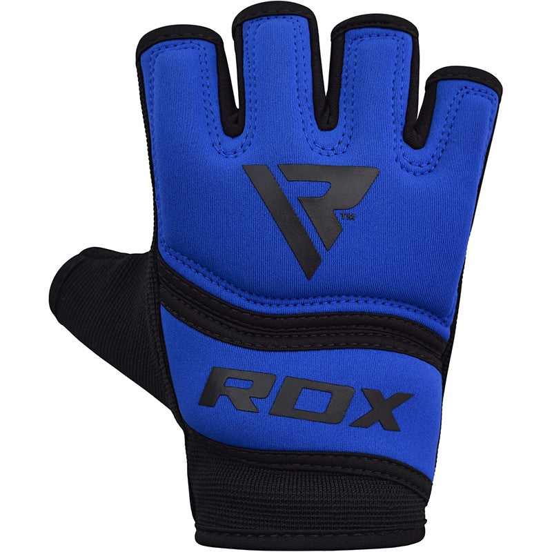 RDX X6 Gel Padded Boxing Inner Gloves#color_blue